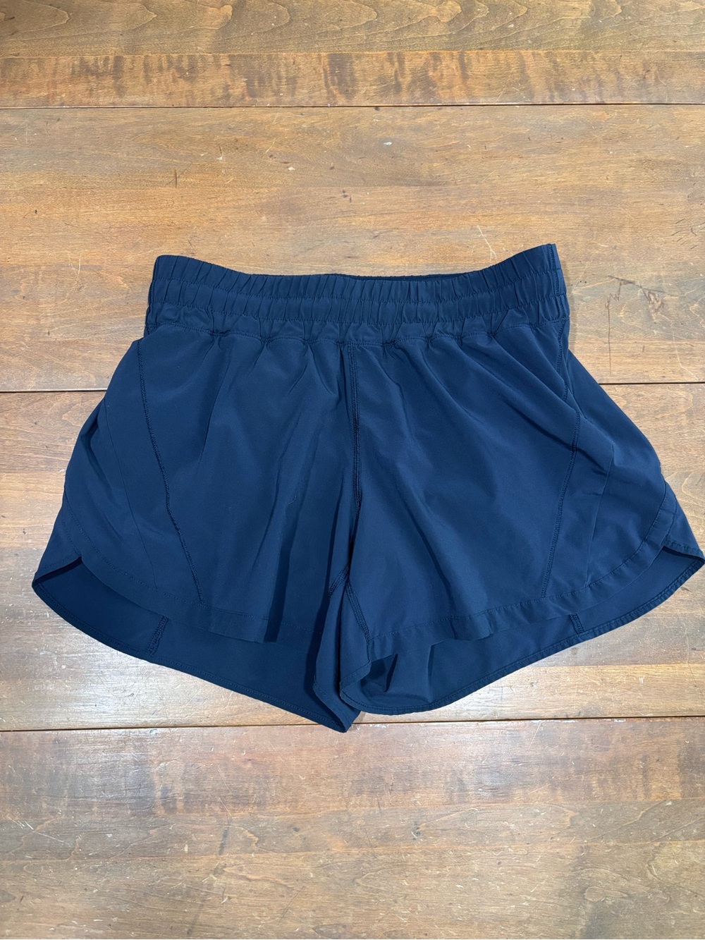 Lululemon Navy Track That Shorts Size 10